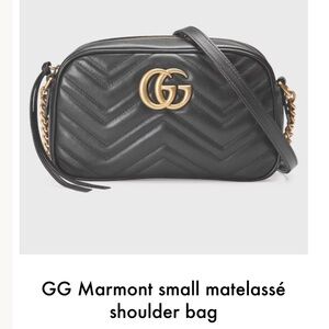 GG Marmont Small Matelassé Shoulder Bag
